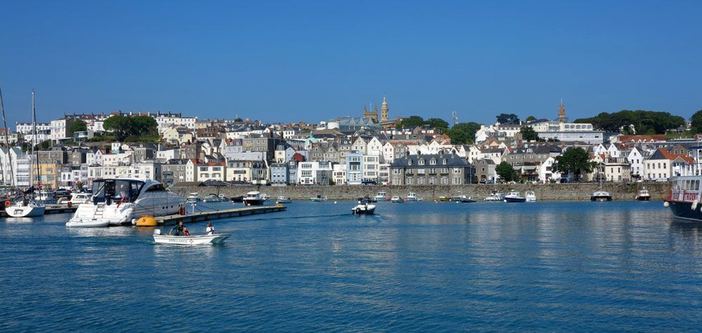 Saint-Pierre-Port à Guernesey © François Ribard