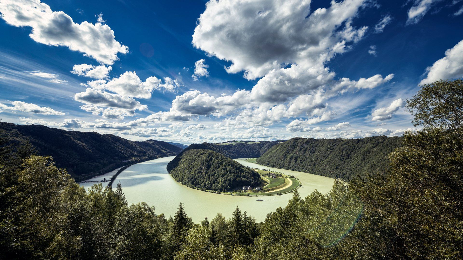 Méandre du Danube vu d'en haut - Schlögen - Autriche