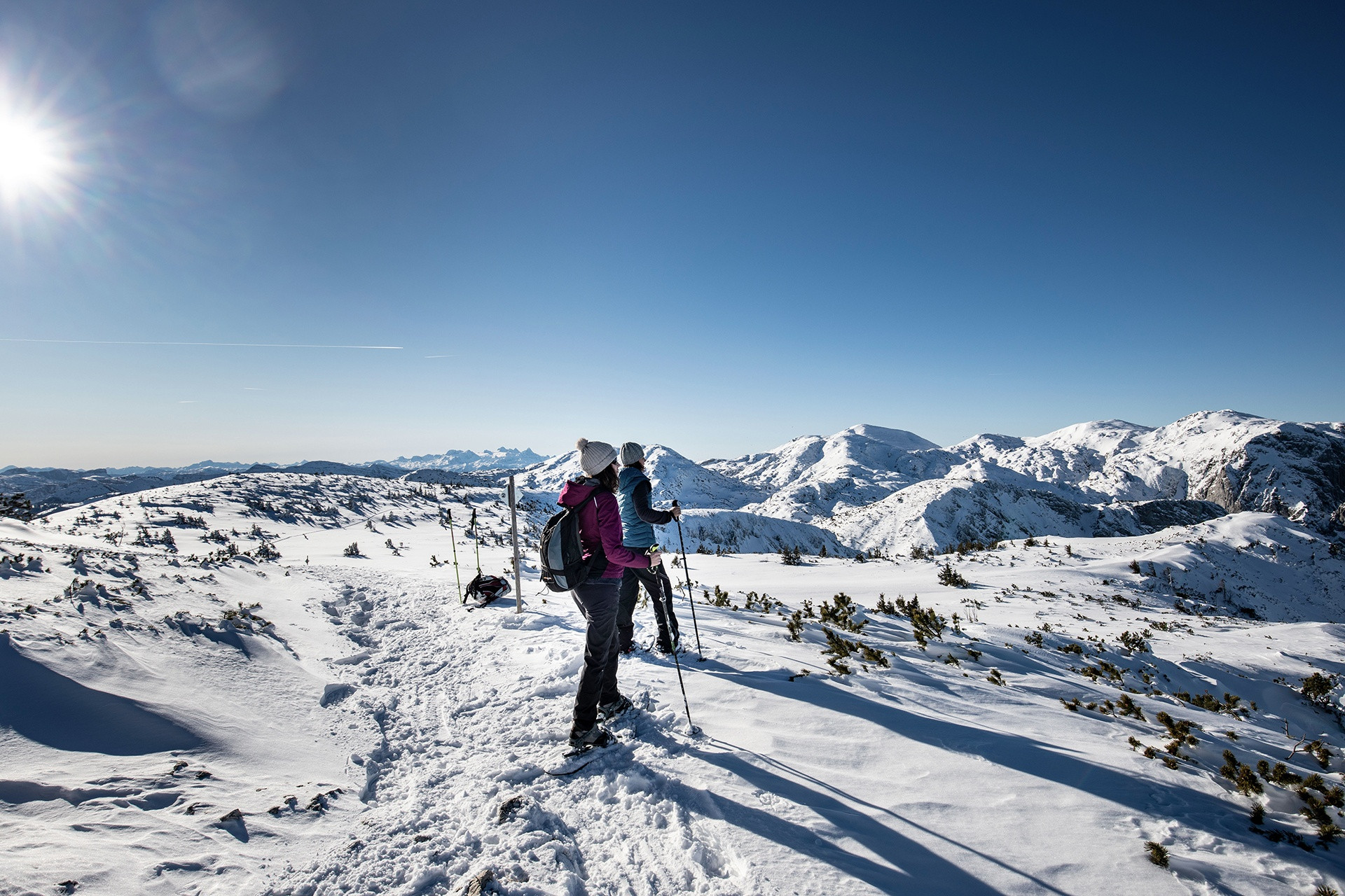 © TVB Traunsee-Almtal, Monika Löff Randonnée en raquettes au Dachstein-Krippenstein - photo