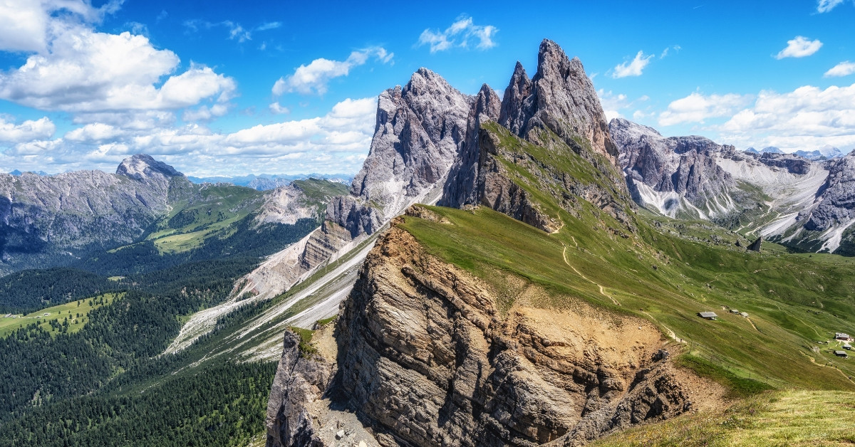 Crête de la Seceda et les Odle - Dolomites - Italie