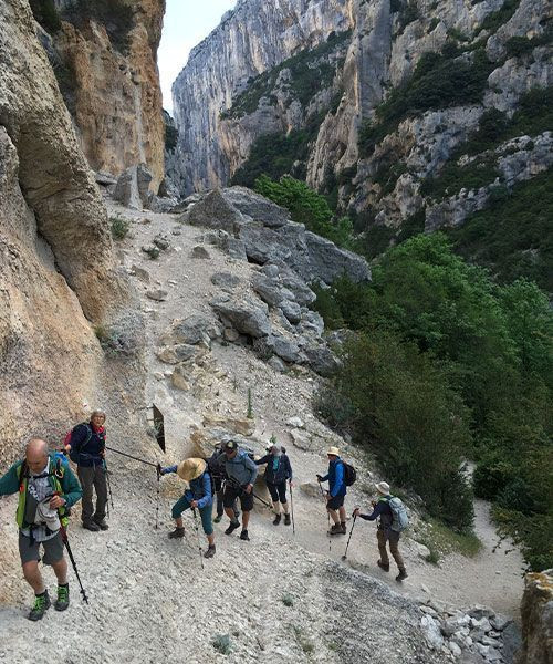 © Wilfrid Valette Sentier du Bastidon - Gorges du Verdon - France