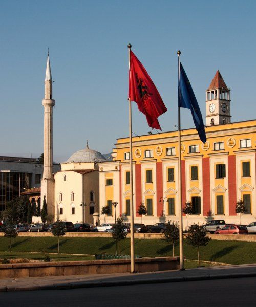 Place Skanderbeg à Tirana - Albanie