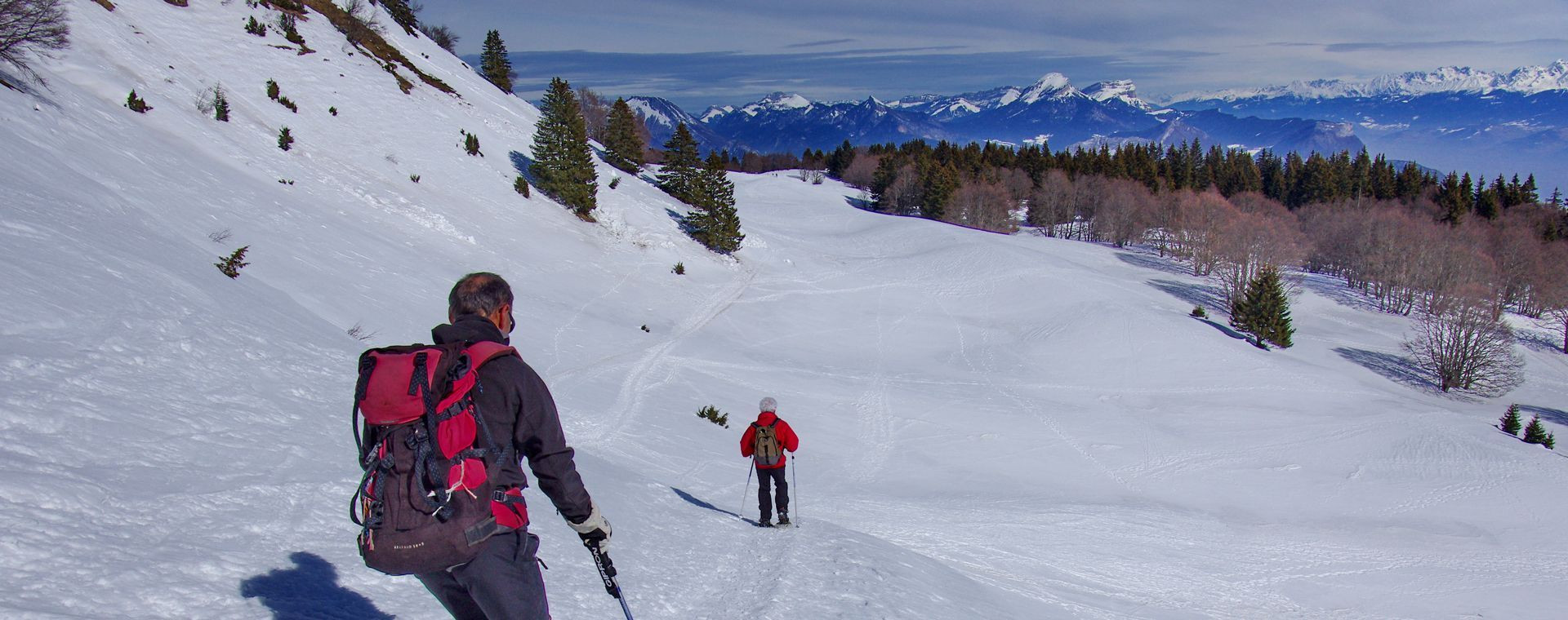 Randonnée en raquettes à la Molière - Vercors - France