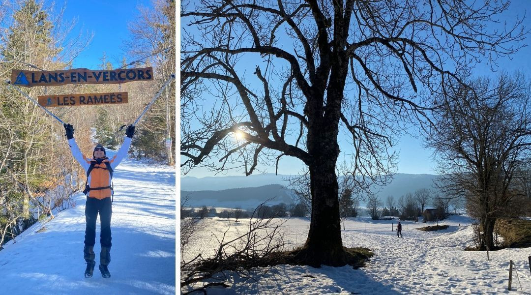 Randonnée en raquettes en hiver - Lans-en-Vercors - Vercors