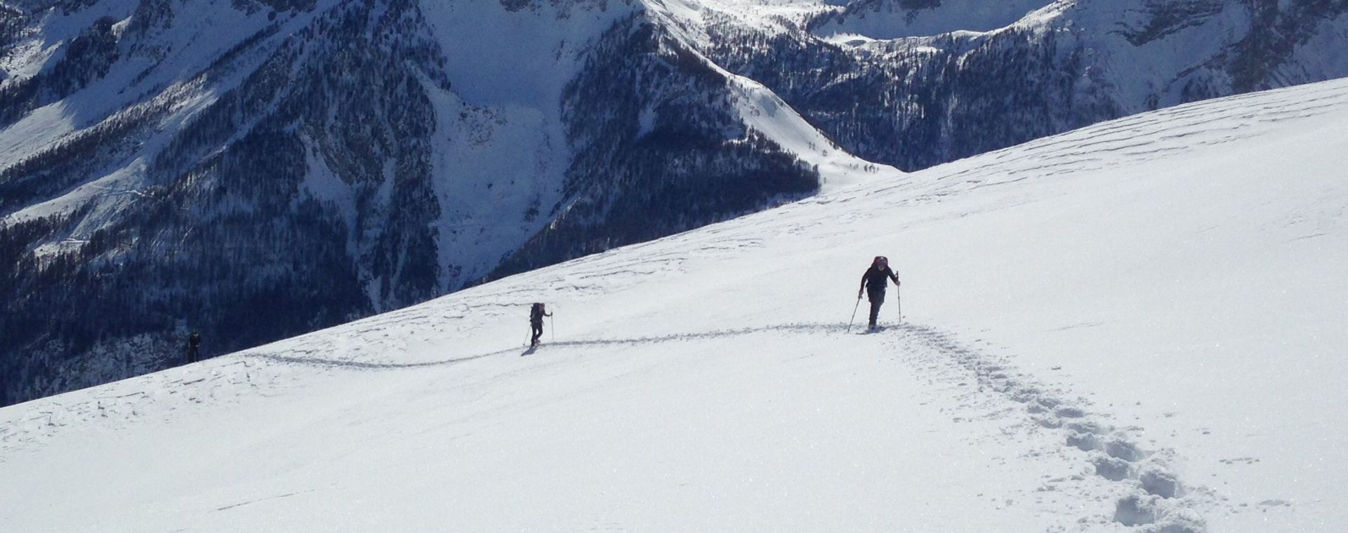 Raquettes vers le Moucherotte sous la neige - Vercors - France