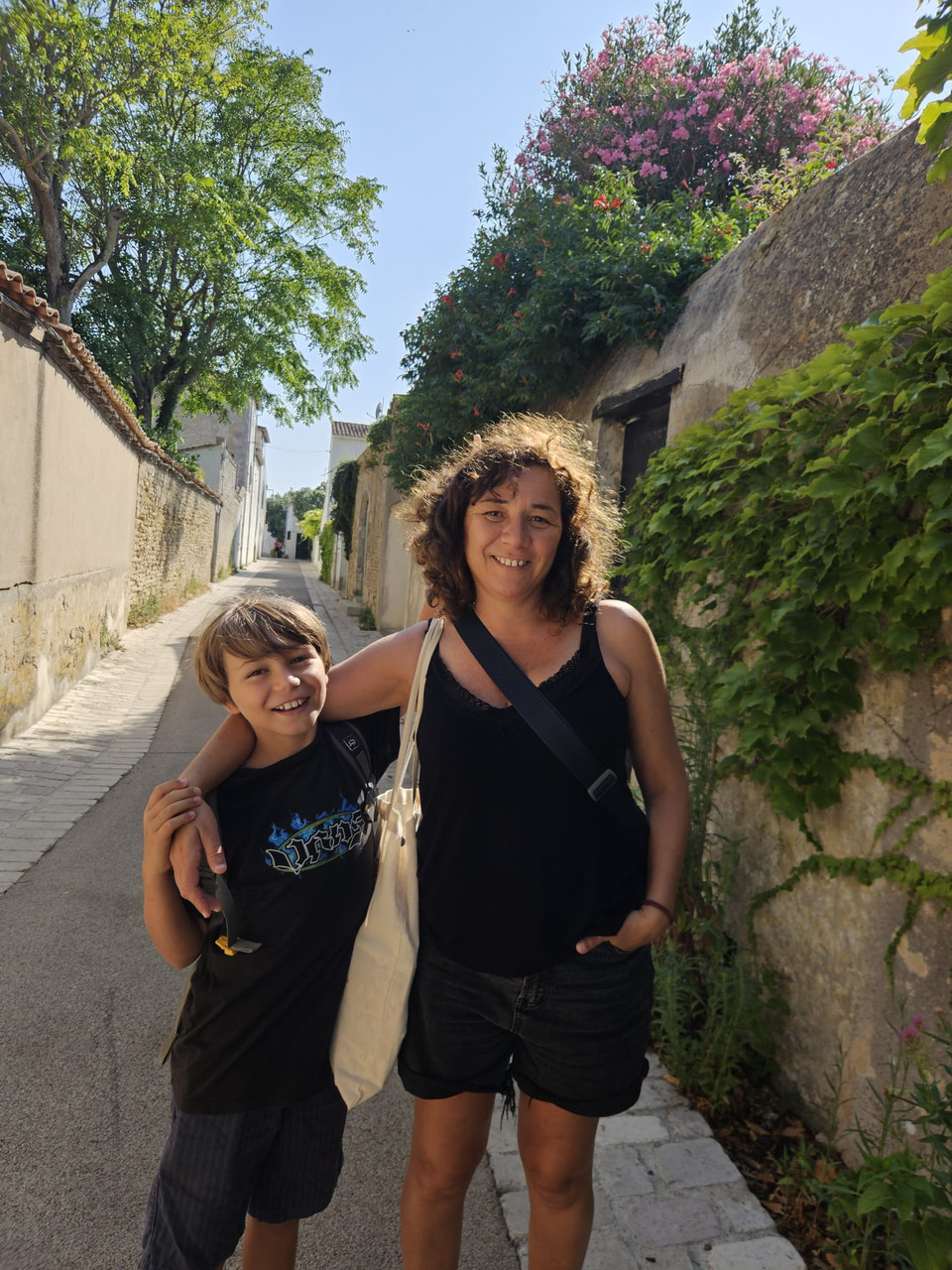 Sören et moi à l'île de Ré © Astrid Touati