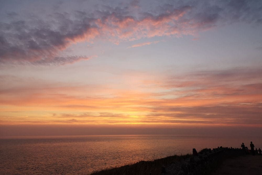 © Angélique Saget Coucher de soleil au Cap Carteret