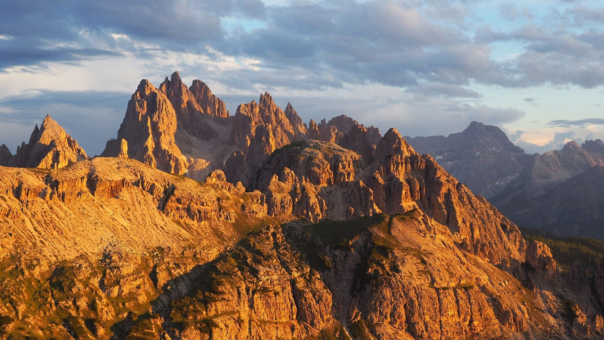 Coucher de soleil sur les Cadini di Misurina - Dolomites - Italie