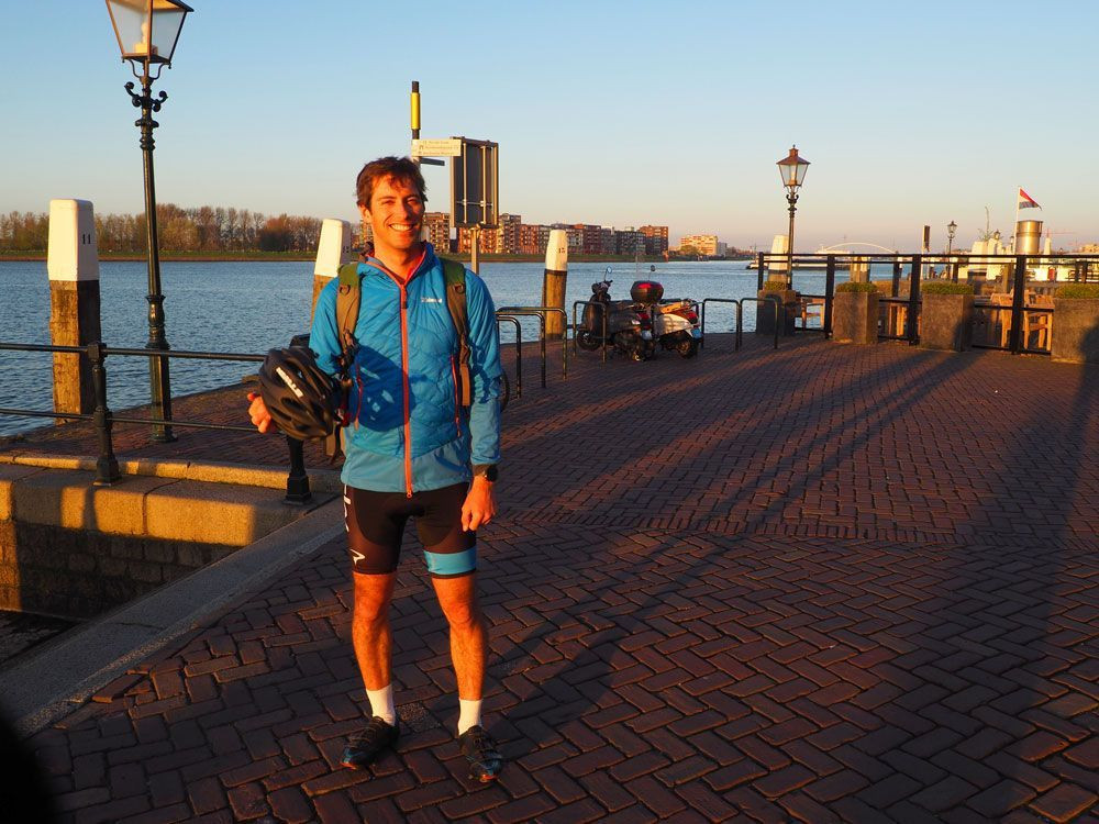 © David Praire Sur le quai de la ville de Dordrecht aux Pays-Bas © David Praire