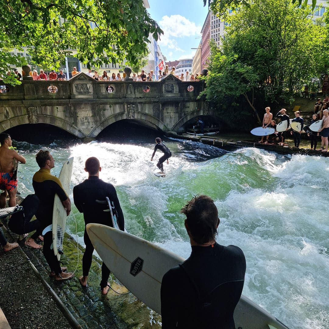 © Damien Bonnet Surf à Munich © Damien Bonnet