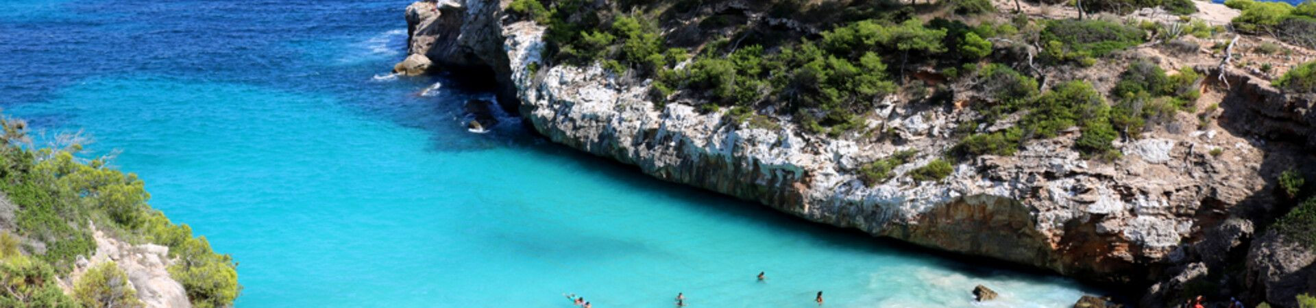 Crique aux eaux turquoise du Caló des Moro - Majorque - Espagne