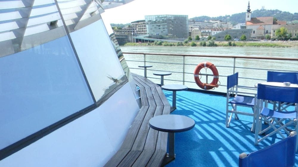 Pont supérieur du MS Primadonna - Danube