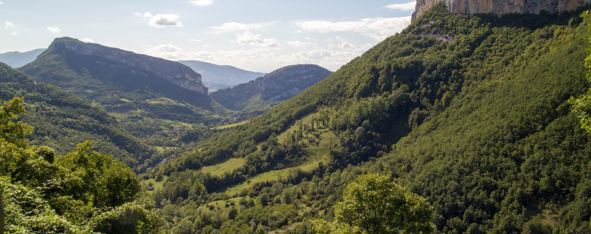 Paysage du Vercors depuis les grottes de Choranche - Vercors - France