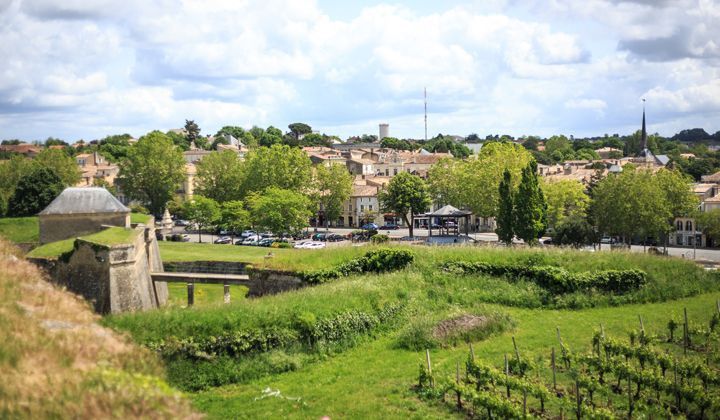 Vue depuis la citadelle de Blaye - Gironde - France