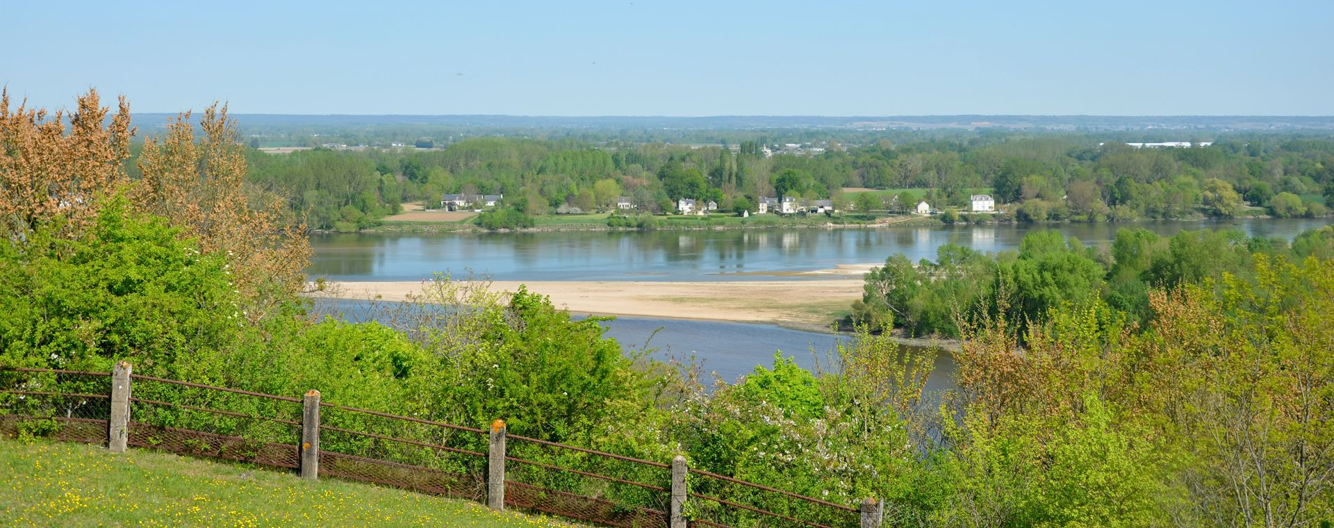 Vue sur la Loire depuis Candes-Saint-Martin - Val de Loire - France