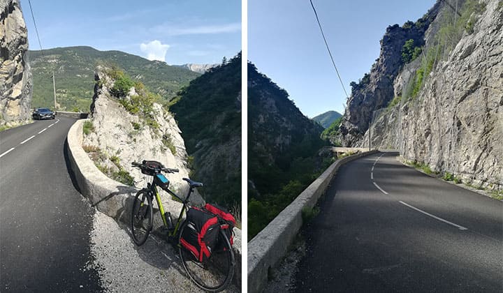 Descente dans les gorges