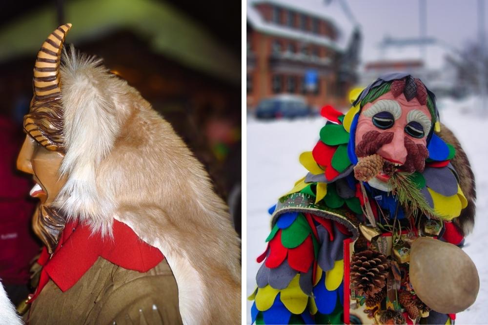 Costumes traditionnels du carnaval alémanique © Raymond Chabanier