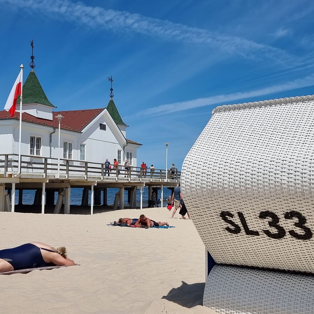 Strandkorb et architecture typique © Anne-Marie Billault