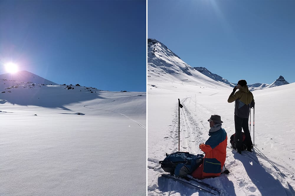 Descente sur Spiterstulen © Raphaelle Mollard