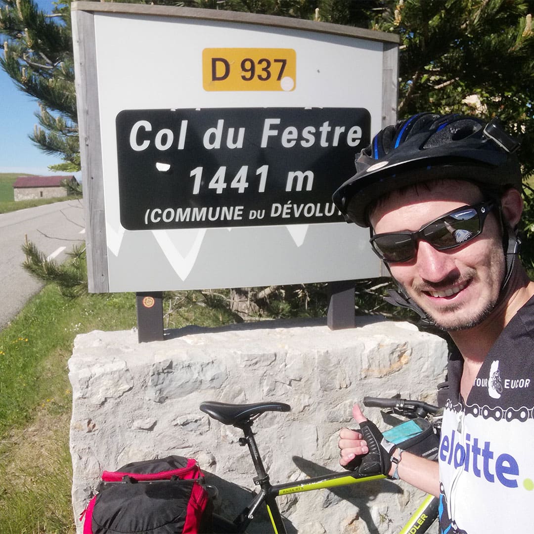 Arrivée au Col du Festre