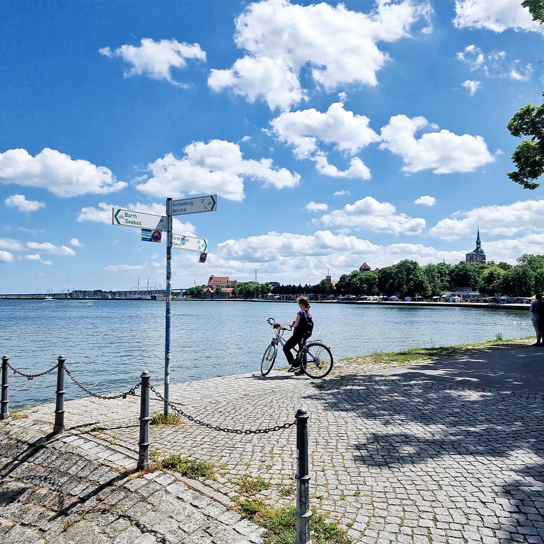 Arrivée à Stralsund © Anne-Marie Billault