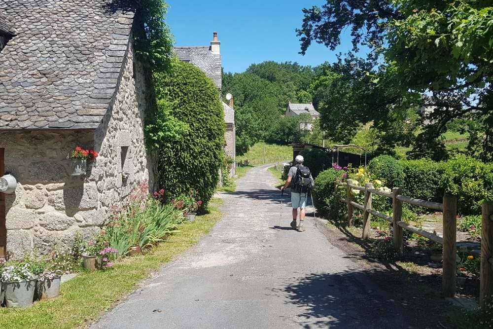 Arrivée sur Golinhac © Anne-Marie Billault