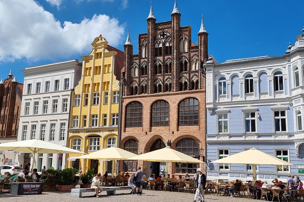 Stralsund et sa grande place © Anne-Marie Billault