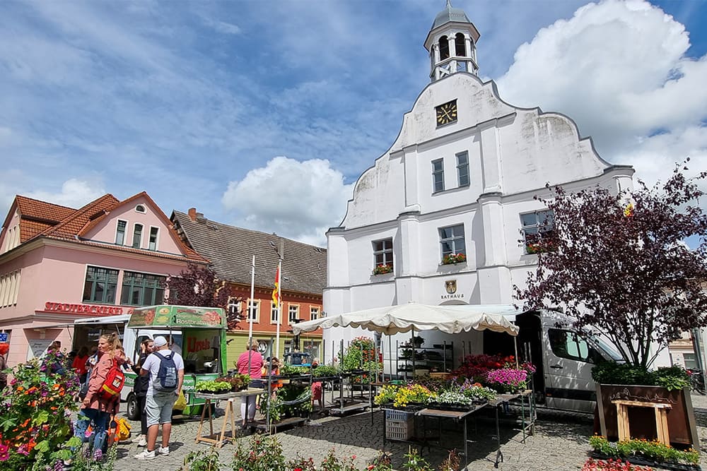 Wolgast jour de marché © Anne-Marie Billault