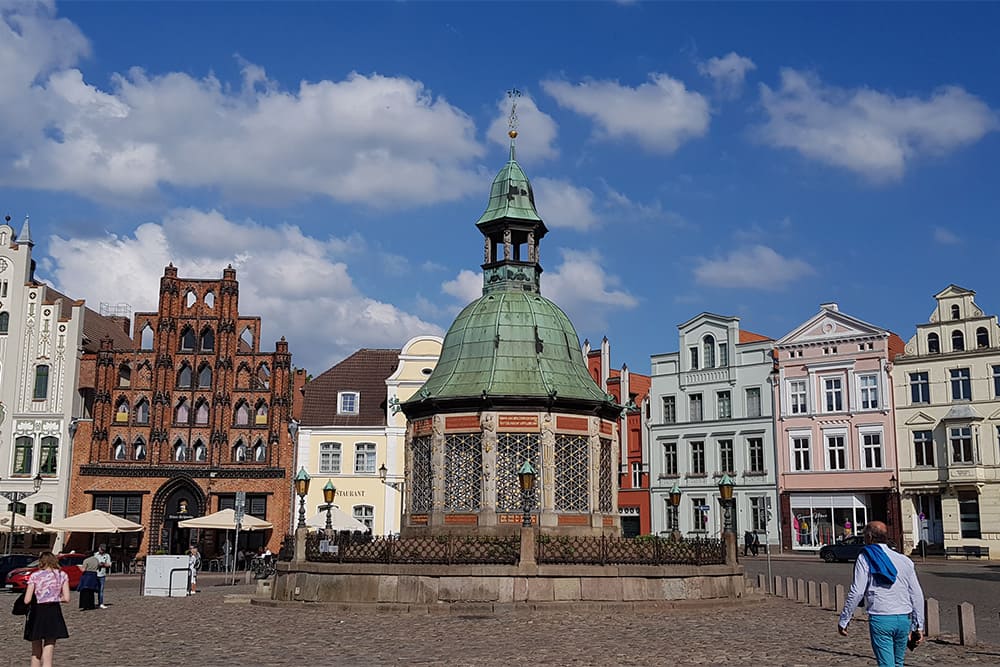Centre ville de Wismar © Anne-Marie Billault