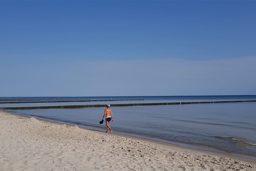 Usedom, plage de Zempin © Anne-Marie Billault