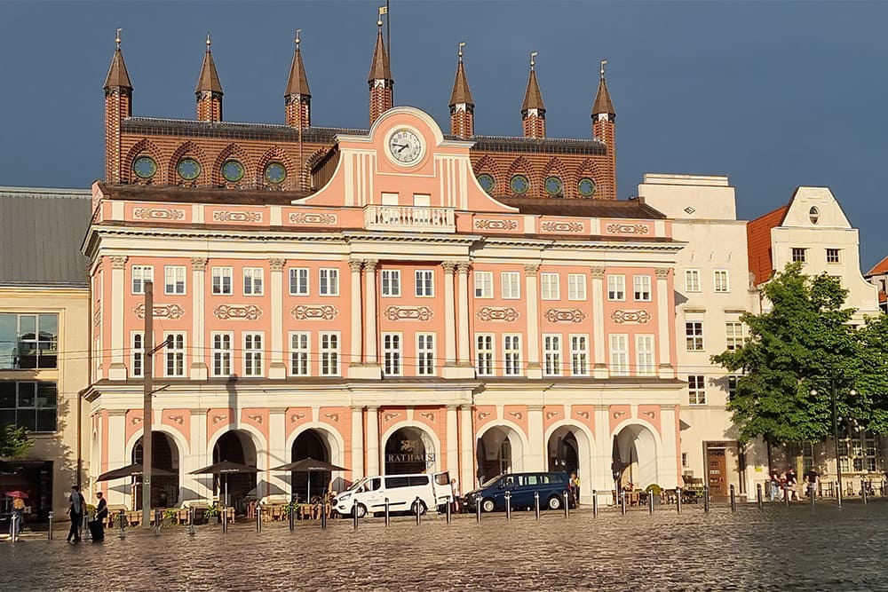 Rostock après la pluie © Anne-Marie Billault