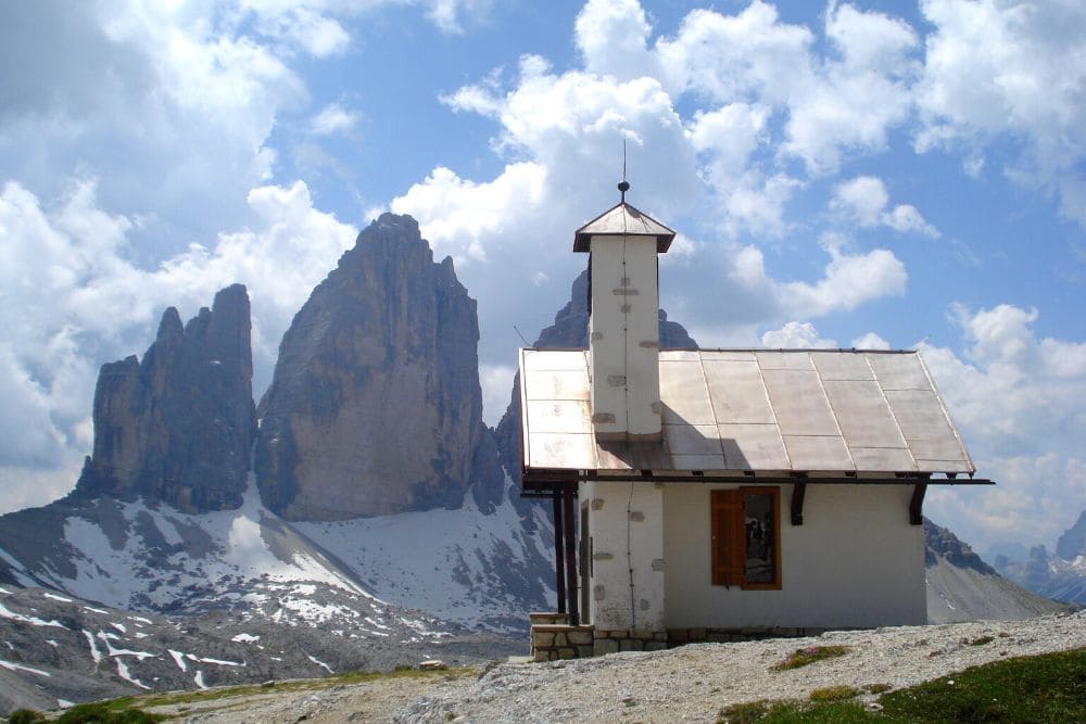 Refuge dans le Parc naturel Tre Cime