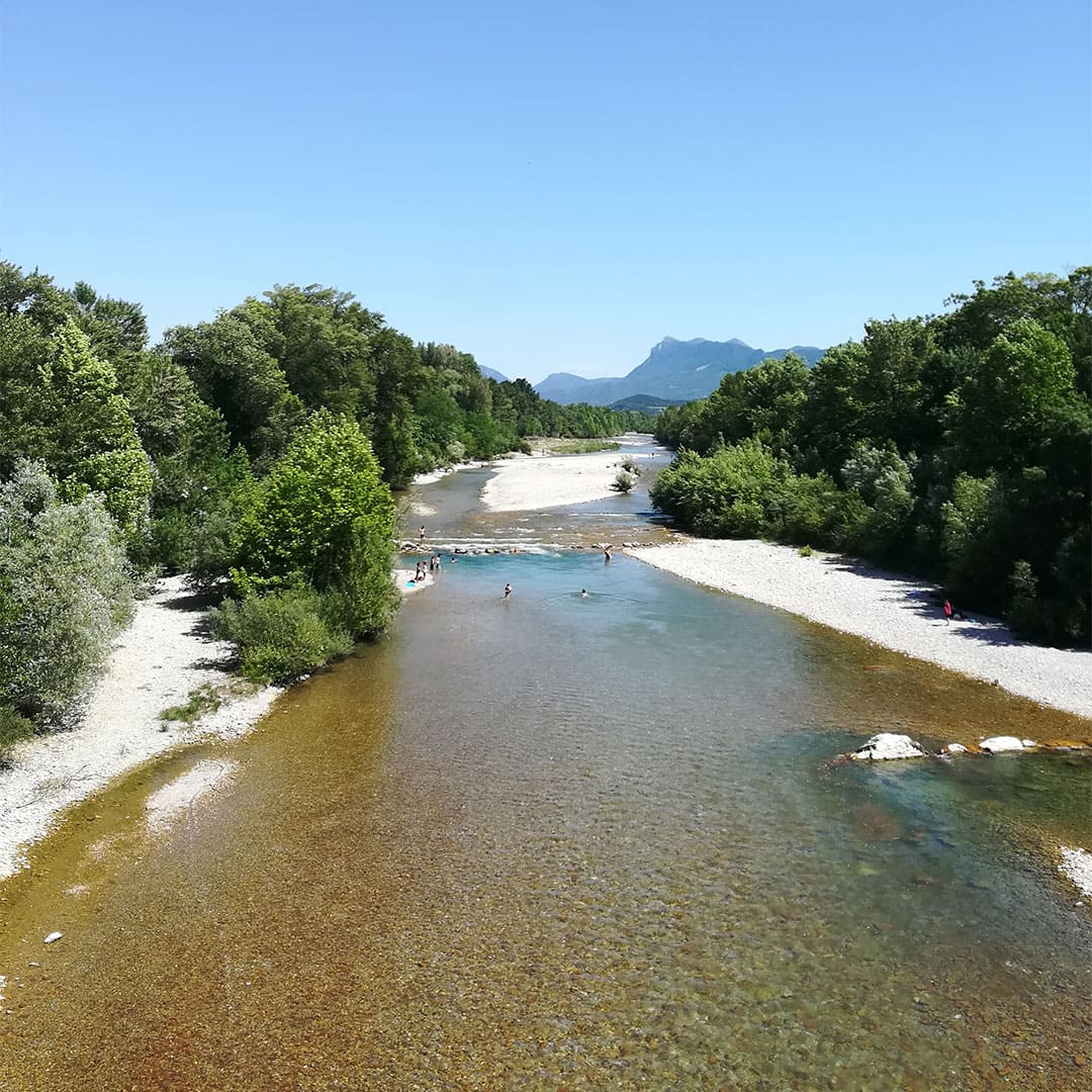 La Drôme à Crest