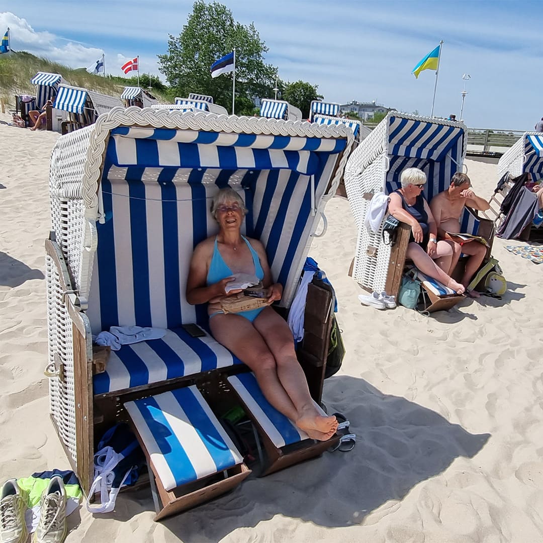 Strandkorb à Ahlbeck © Anne-Marie Billault