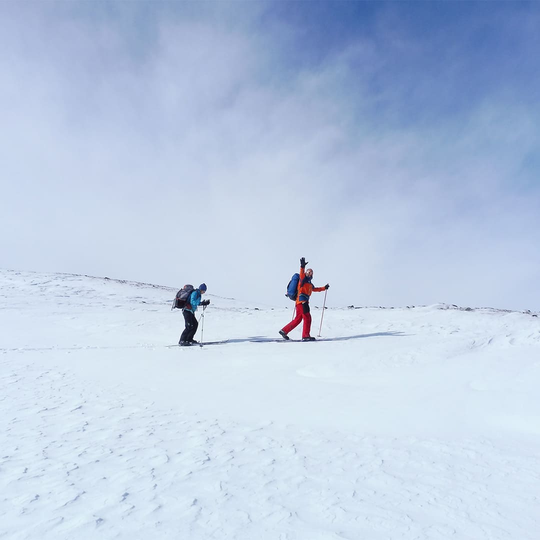 En route vers le refuge de Glitterheim © Raphaelle Mollard