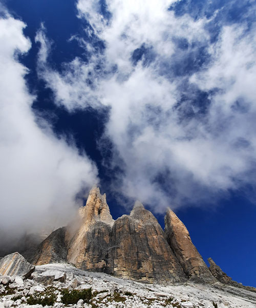 Vue sur les Tre Cime - Dolomites