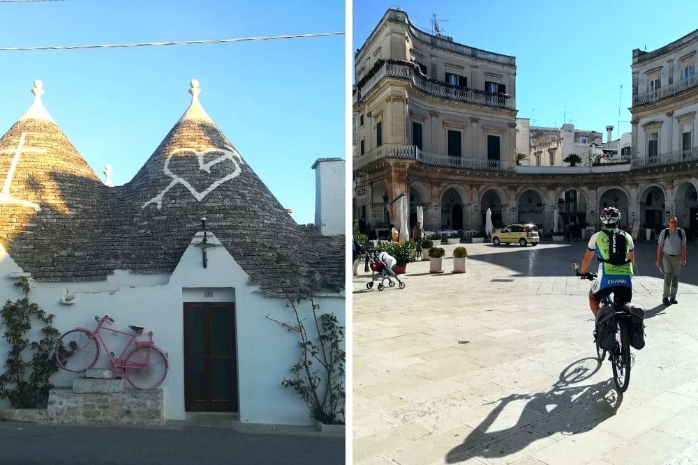 Alberobello et vélo dans les Pouilles