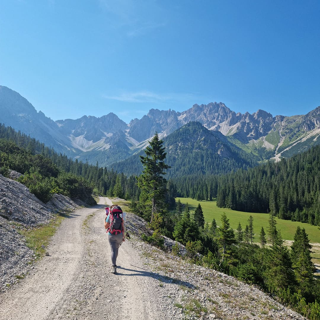 Arrivée dans le massif de Karwendel © Damien Bonnet