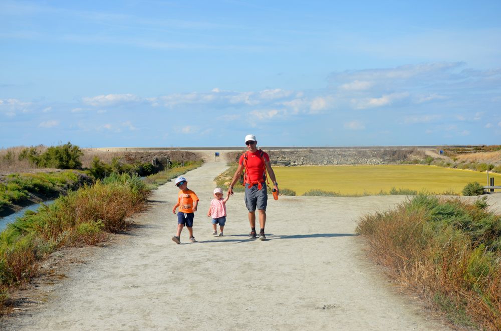 Balade en famille dans les marais salants