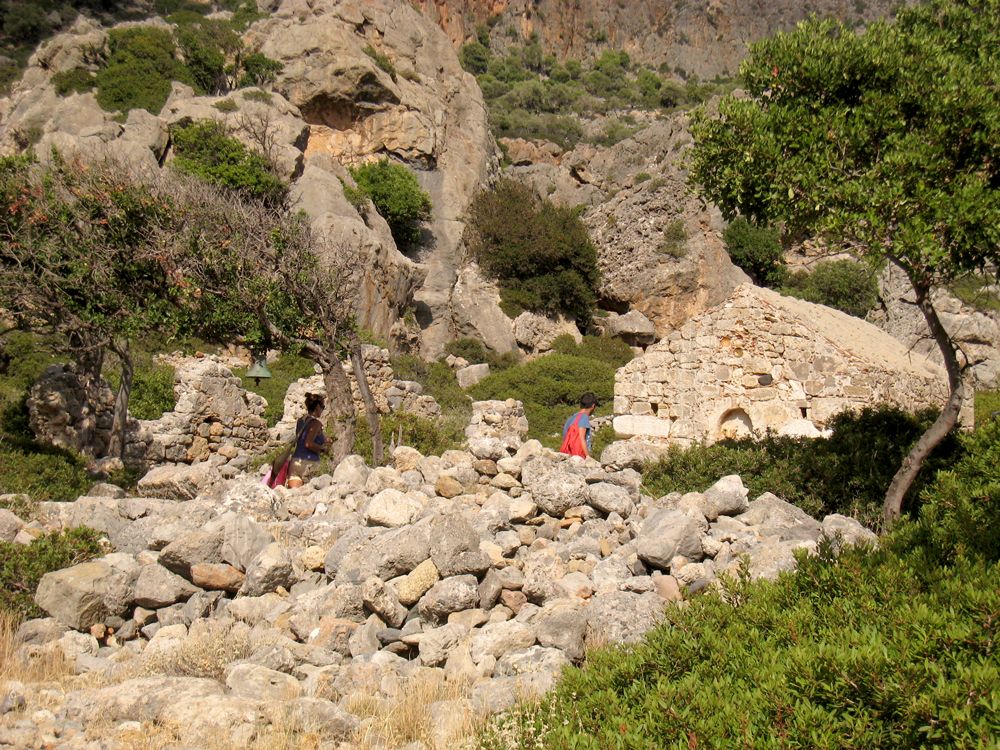 Chapelle byzantine de Panagia à Lissos