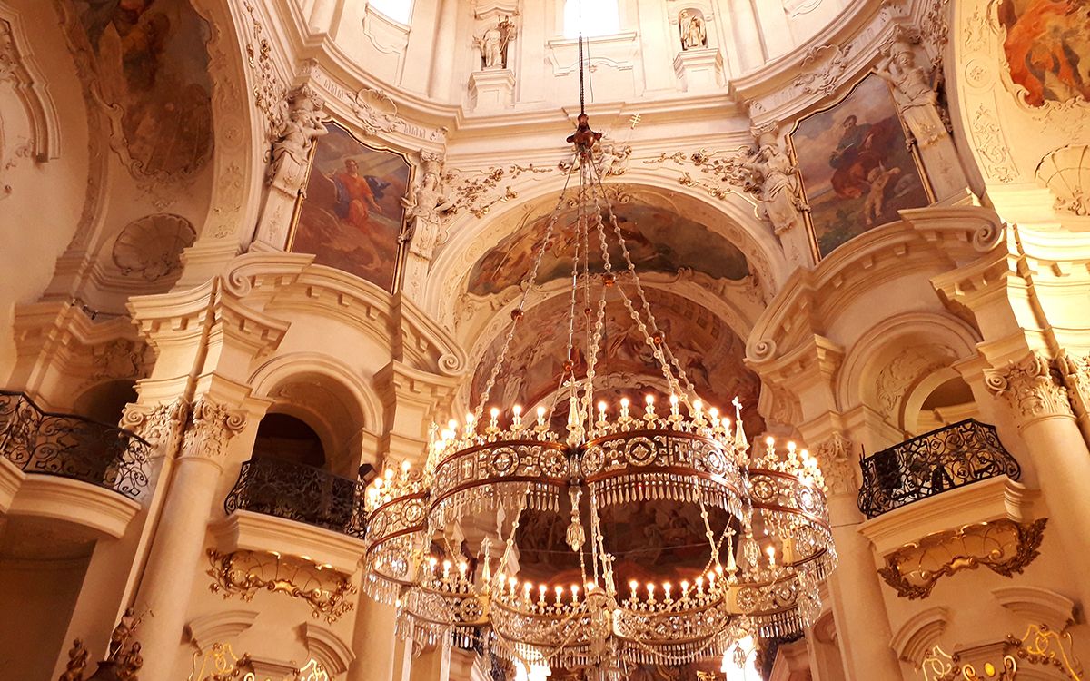 'église Saint-Nicolas à Prague