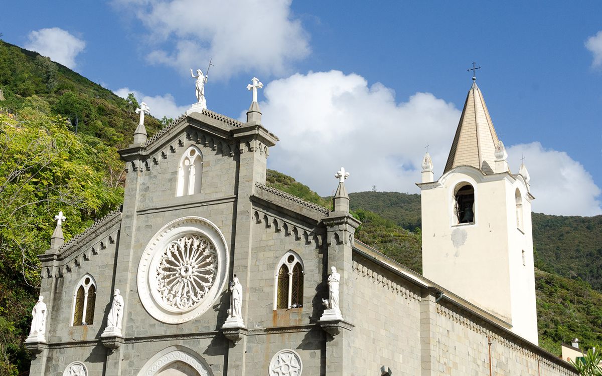 L'église San Giovanni Battista de Riomaggiore