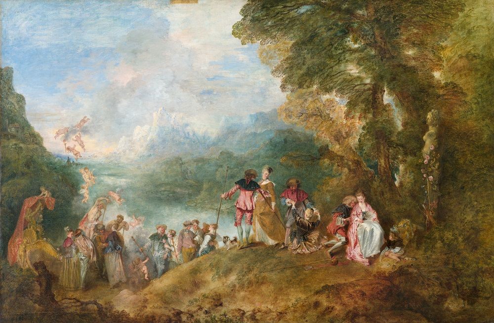 L’Embarquement pour Cythère par Antoine Watteau