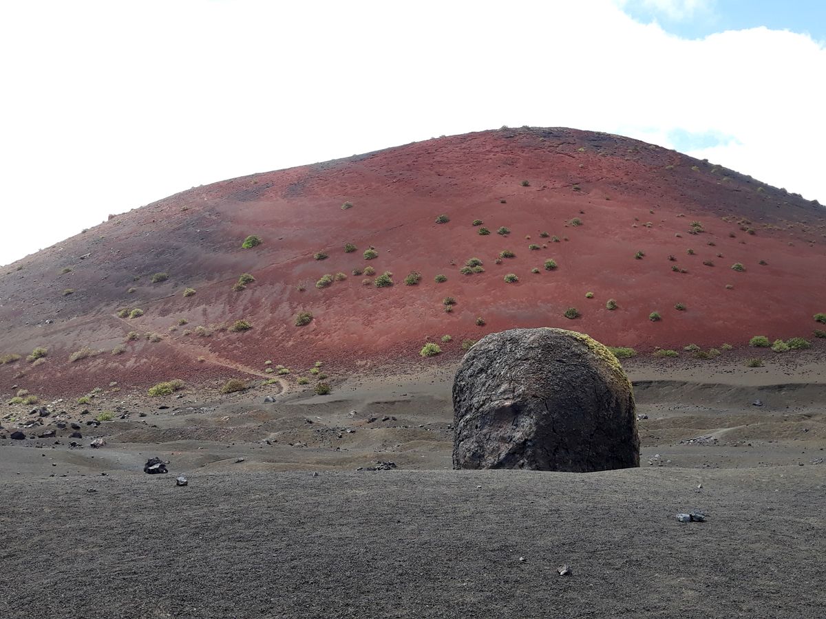 Une énorme bombe volcanique