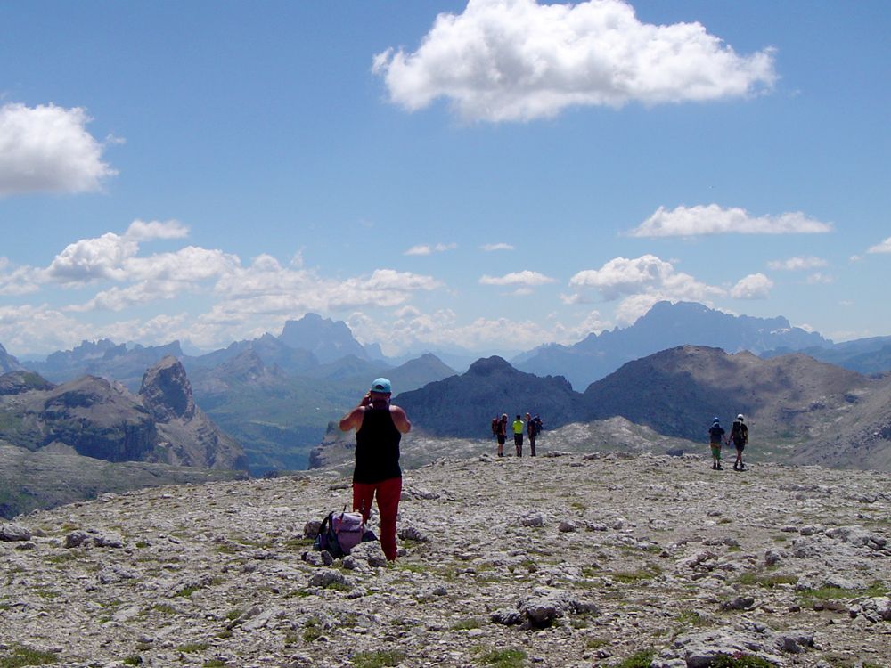 La Gardenaccia, sur le plateau de Puez