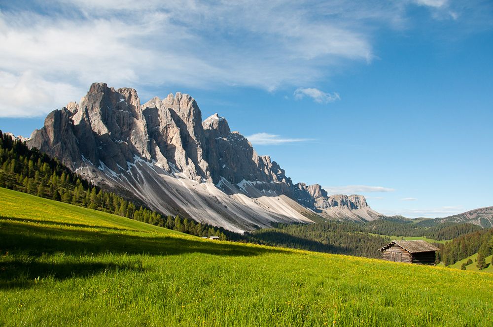 Le massif des Odle (Geisler en allemand)