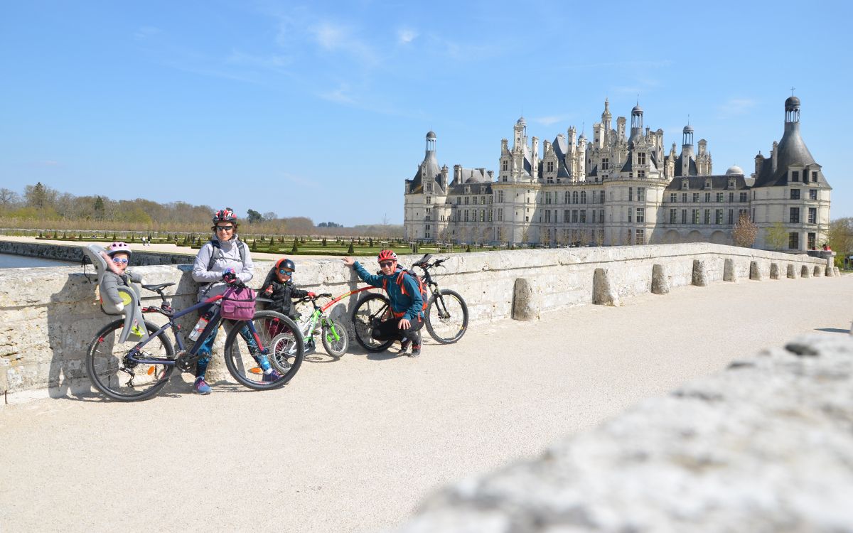 Photo de famille au château de Chambord