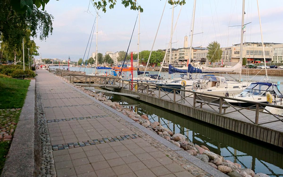 Quai de l'Aura à Turku