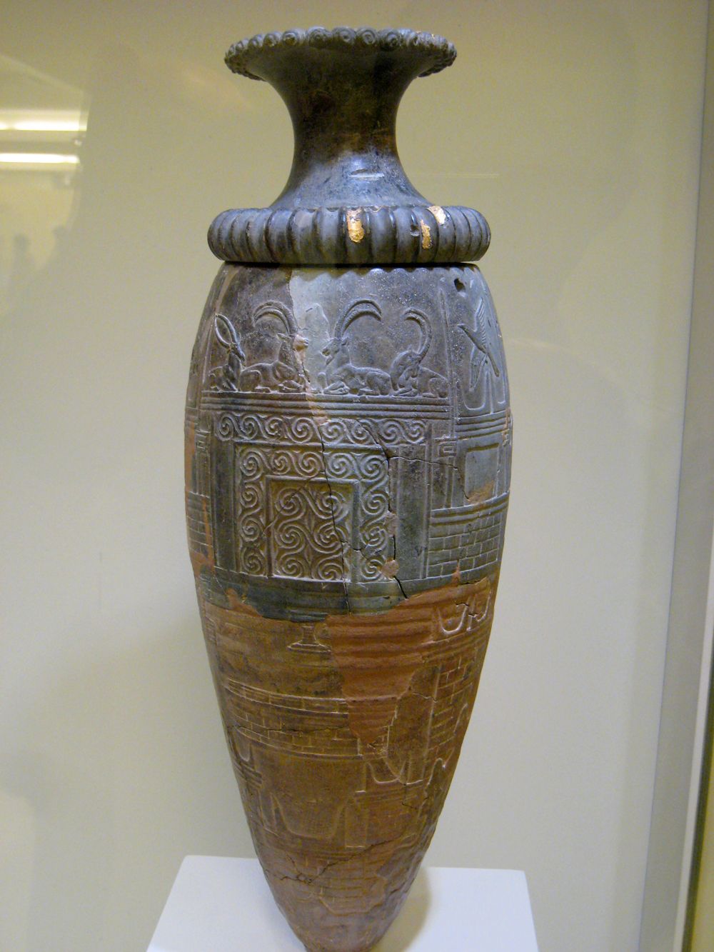 Vase au musée d’Heraklion en Crète