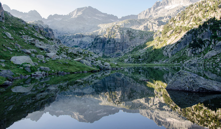 Vers le col de Contraix dans les Encantats © Chantal Cabus Vers le col de Contraix dans les Encantats